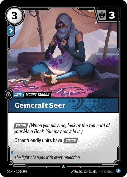 Gemcraft Seer card art