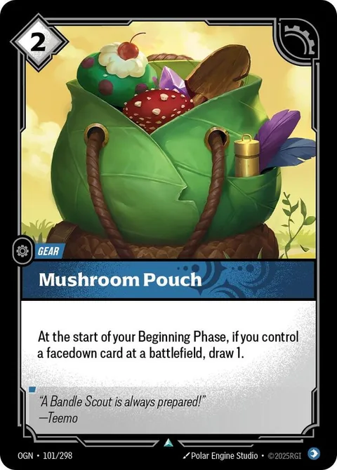 Mushroom Pouch card art