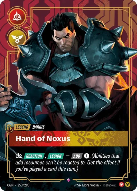 Darius, Hand of Noxus card art