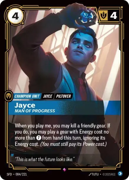 Jayce, Man of Progress