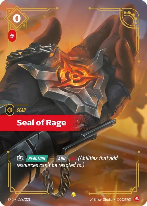 Seal of Rage (Overnumbered) card art