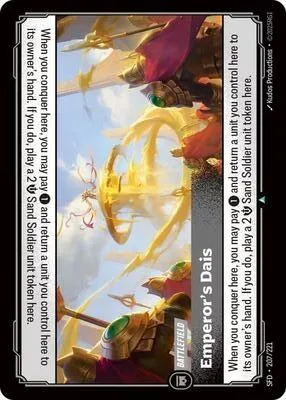 Emperor's Dais card art