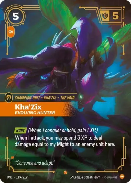 Kha'Zix, Evolving Hunter