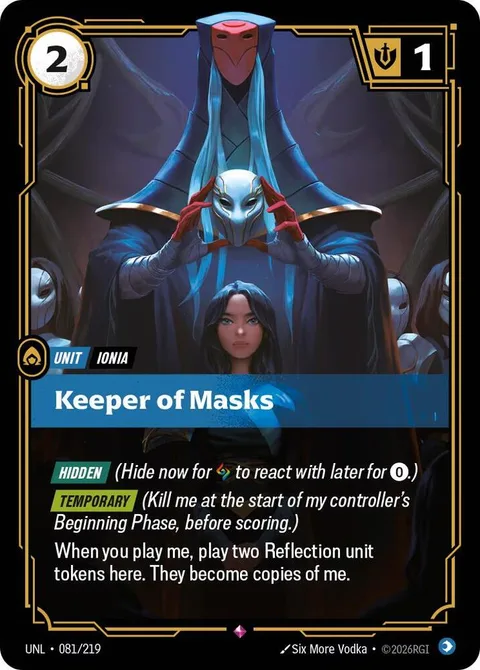 Keeper of Masks