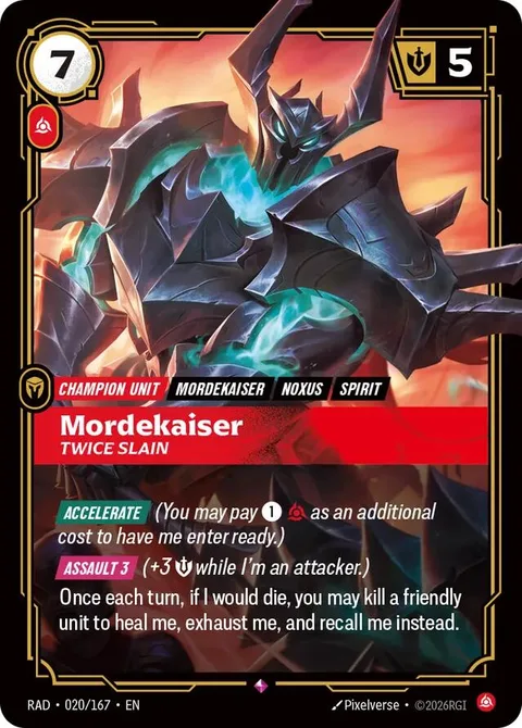 Mordekaiser, Twice Slain