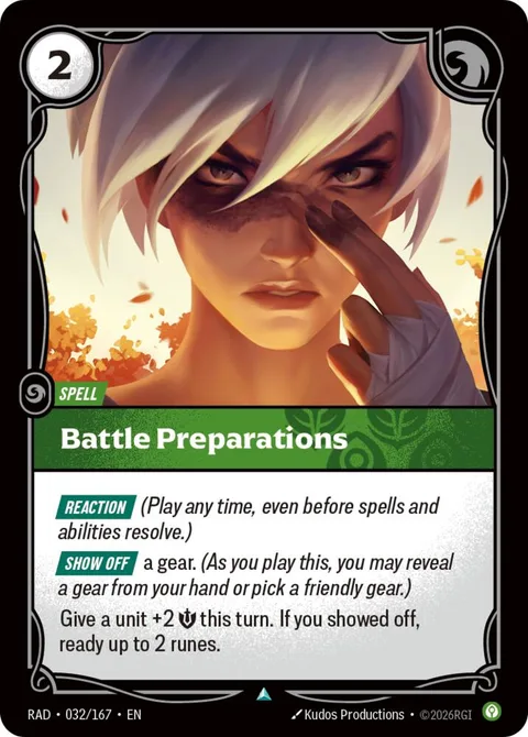 Battle Preparations